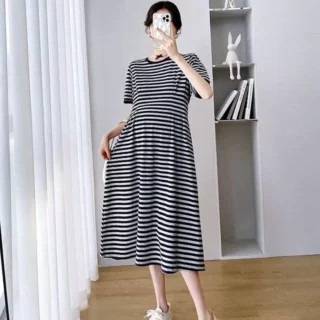 Maternity Summer Dress Large Size T-Shirt Long Dress 1 O1CN01pCBJQt1plhxCfgImp_2214053195401