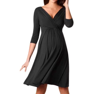 Nursing Dress Top V Collar Breastfeeding Long Sleeve Women Winter for Feeding Maternity Pregnancy Clothes Plus Size 1 HTB1F8y7aK6sK1RjSsrbq6xbDXXaR