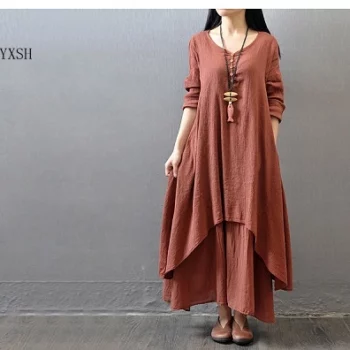 Autumn Nursing Maternity Dress Cotton Stripe Long Sleeve loose Feeding Dresses For Pregnant Women Bottom Clothes Winter