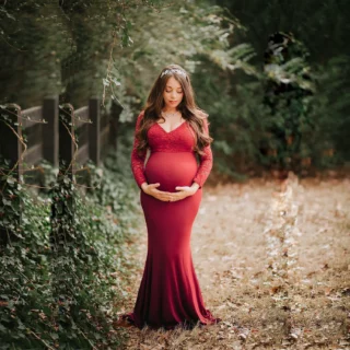 Classic Maternity Photography Props Maternity Dresses Off Shoulder Maternity for Photo Shoots Women Pregnancy Dresses 1 kf-S349465ca99474e8483ce47e90630e030L