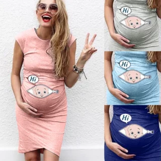 Cute Maternity Dress Loose Casual Dress Women Maternity Clothes Plus Size Pregnant Woman Maternity Dress 1 kf-Se3204d8e111145dba7fc59e9b55da91fF