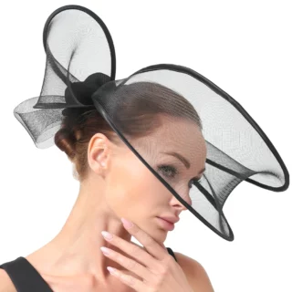 Navy Blue Pillbox Millinery Accessory – One Size