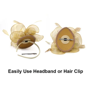 Elegant Fancy Flower Fascinator Hat – Women’s