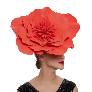 Women’s Large Floral Bow Headdress – One Size