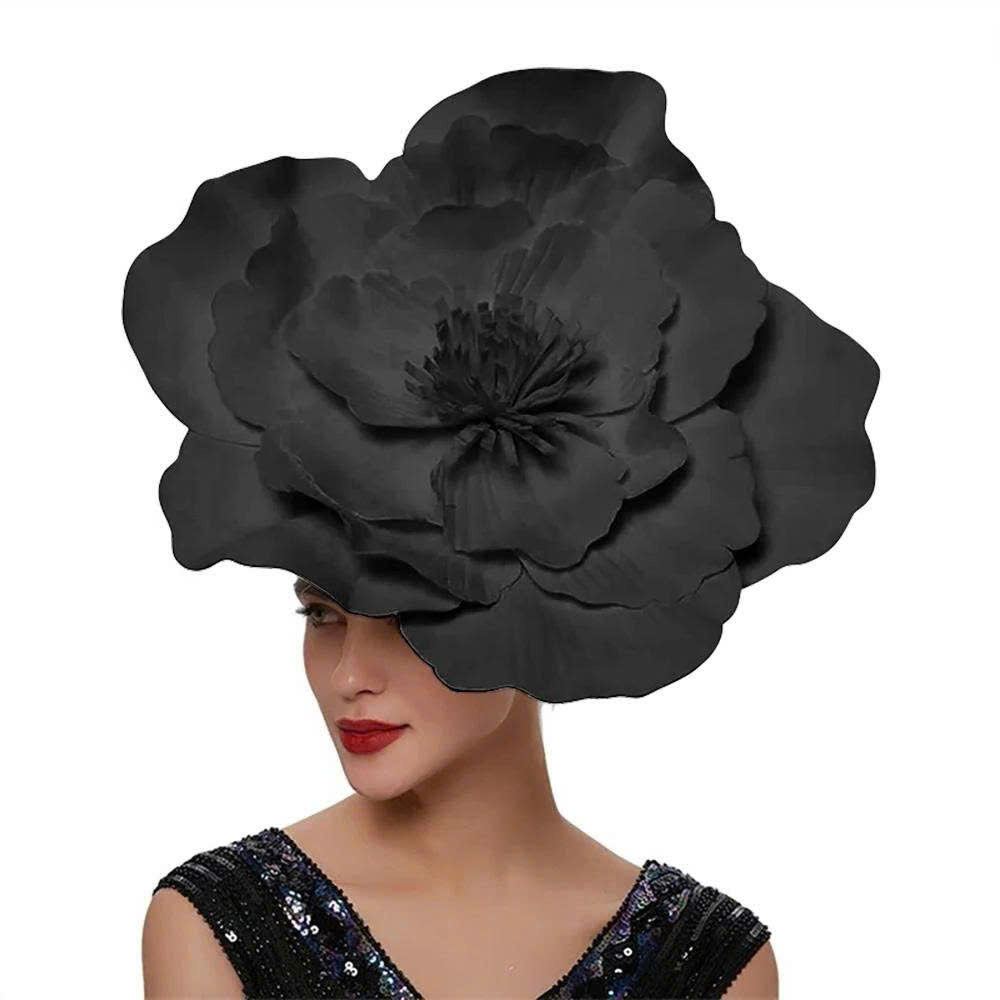 Women's Large Floral Bow Headdress - One Size