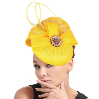 Women’s Elegant Feather Hairpiece – One Size