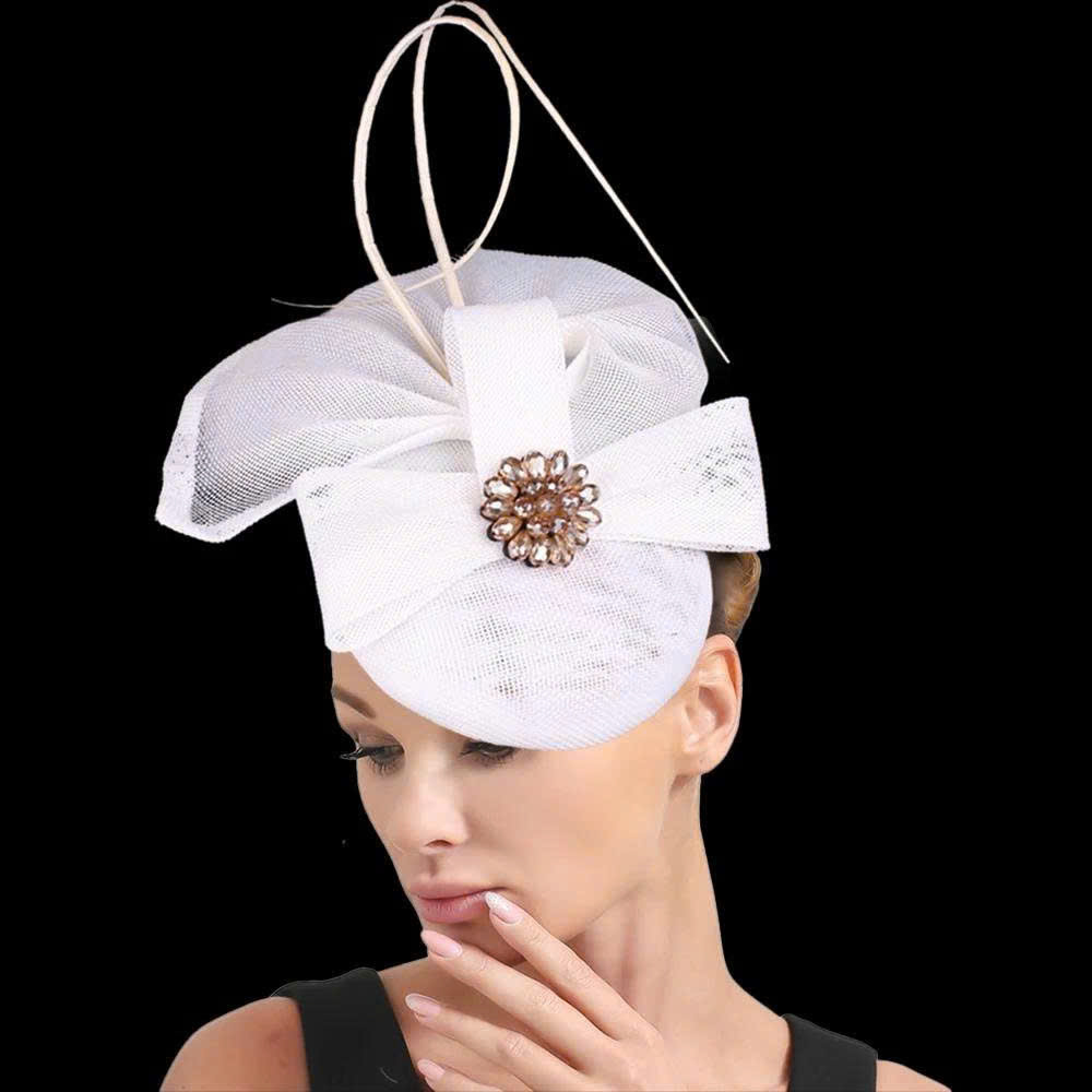 Women's Elegant Feather Hairpiece - One Size