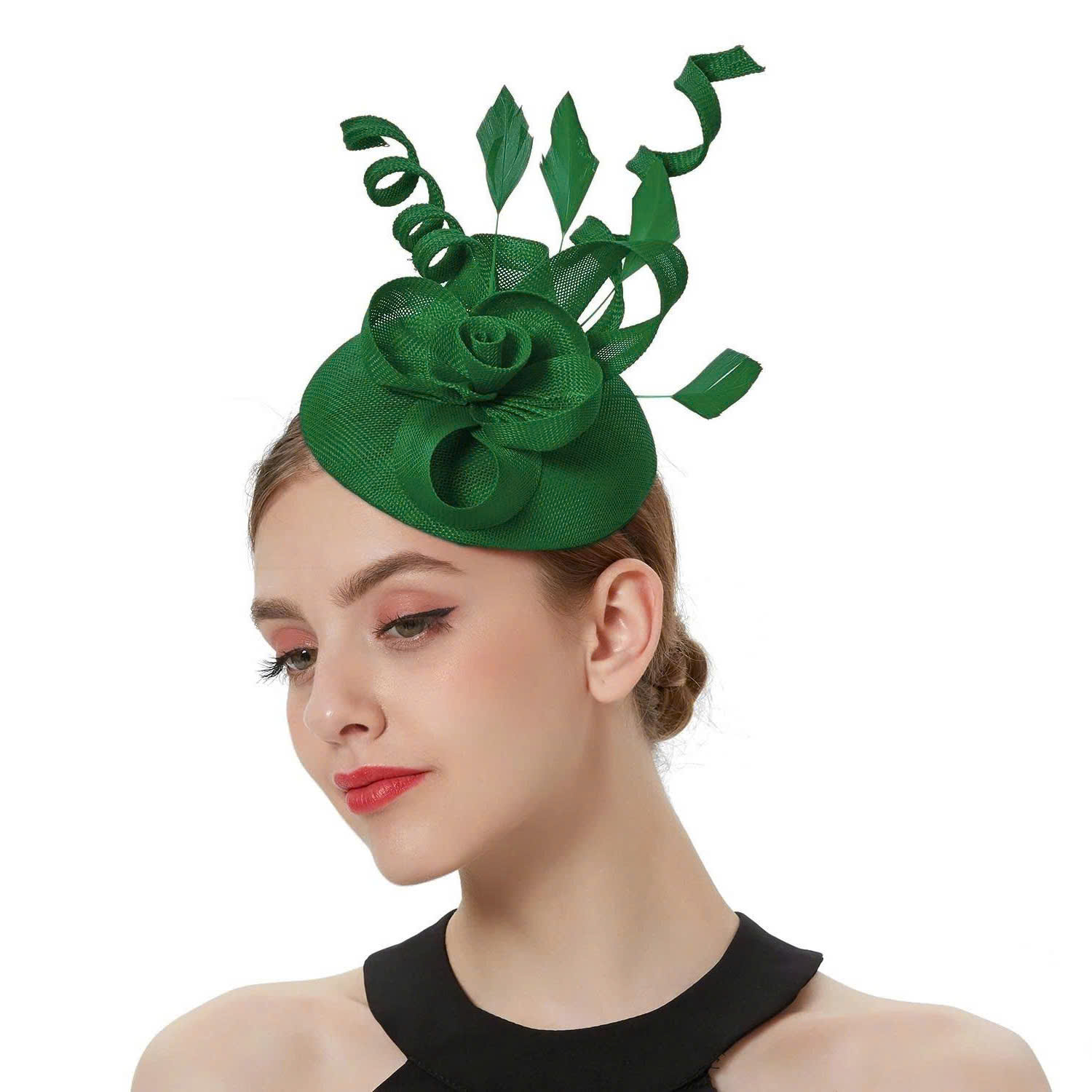 Folding Floral Headband Hair Clip - Women's