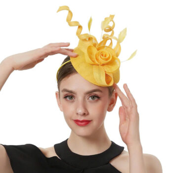 Folding Floral Headband Hair Clip - Women's